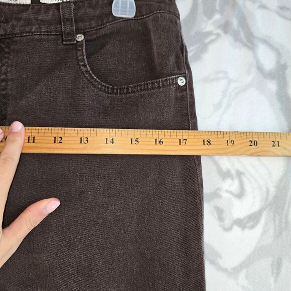 Jones New York with Shape Control Stretch Brown Pants Women's Size 8 - Picture 8 of 8